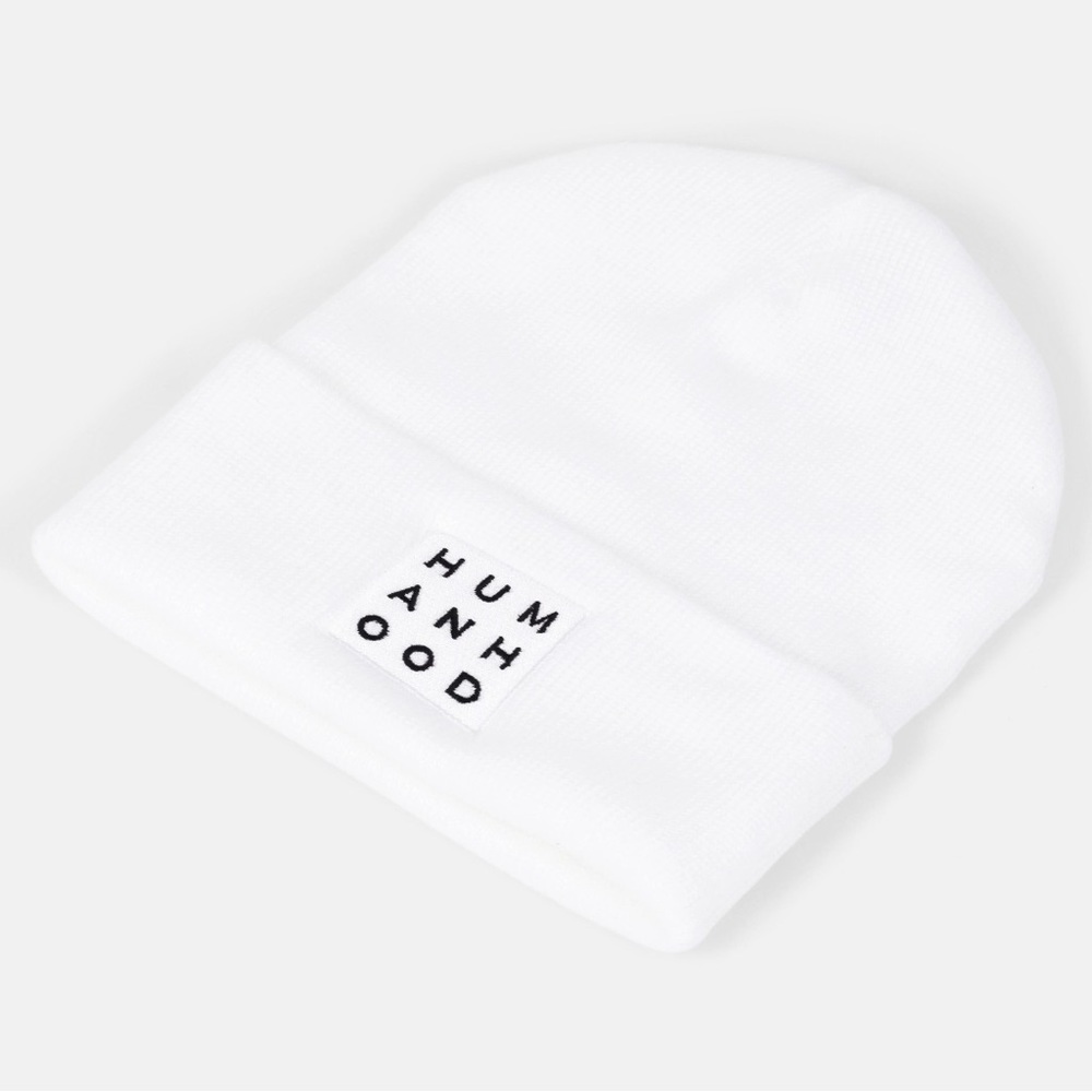 White Beanie / Women’s Beanie Hat / Men’s Beanie Hat — Unisex One Size